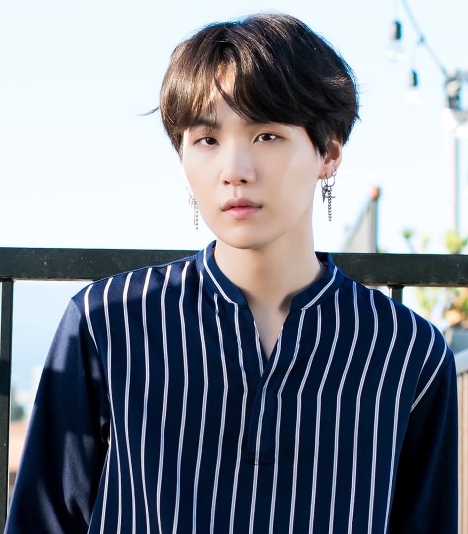 Suga (Min Yoon-gi) of BTS photographed in May 2018